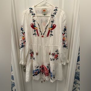 Farm Rio Embroidered Dress